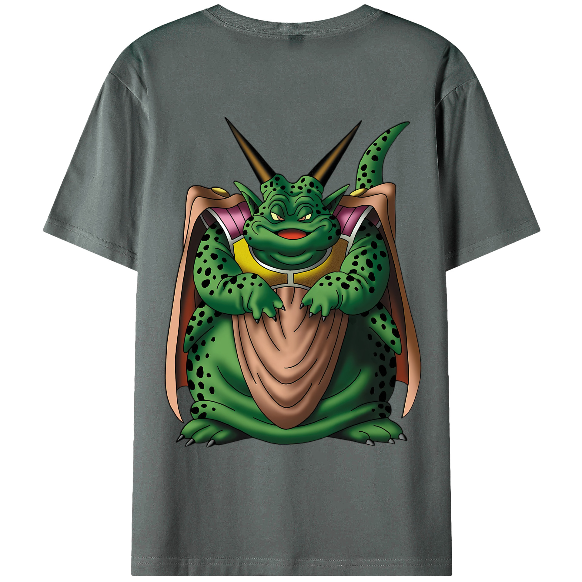 （画像用） ドラゴンクエスト Doragon Kuesuto Dragon Quest 綿100％ メンズ半袖Tシャツ（バックプリント） 通気性